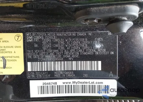 2005 Lexus Rx 330 z USA, uszkodzony, nr VIN 2T2HA31U85C085648